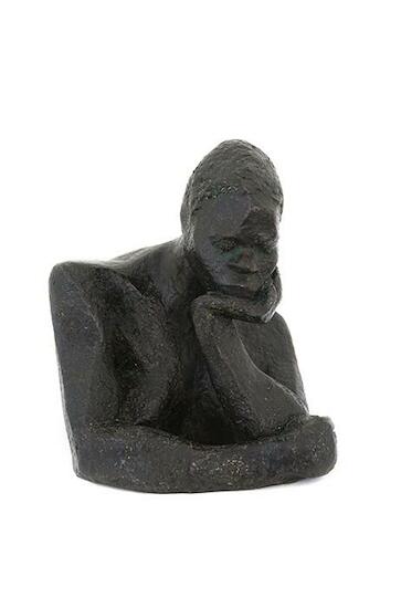 Busto de Negra Bronce fundido 35 x 31 x 26 cm 1951